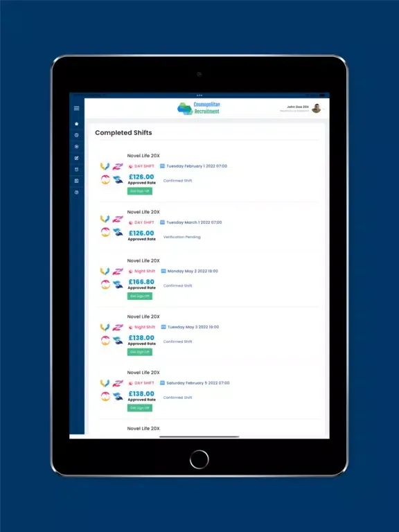 Screenshot di Cosmopolitan Recruitment iPad 