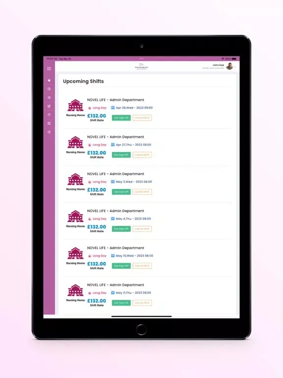 Forever Quality Care iPad  سکرین شاٹس