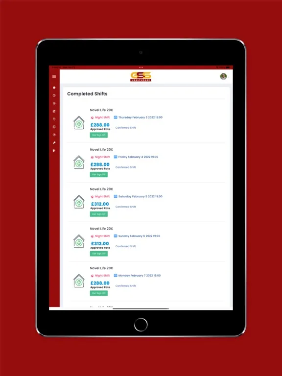 GSS Healthcare iPad 应用截图