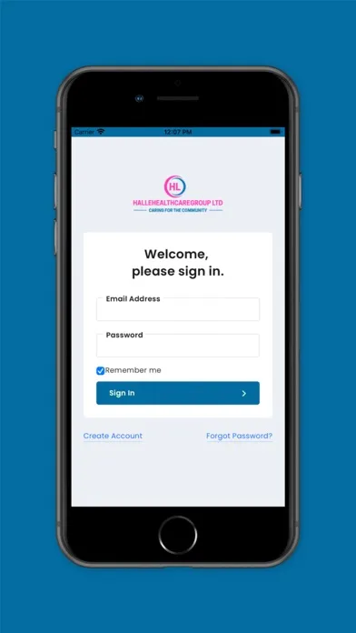 Halle Healthcare Screenshots