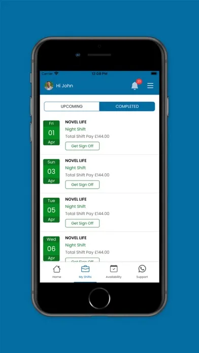 Halle Healthcare Screenshots