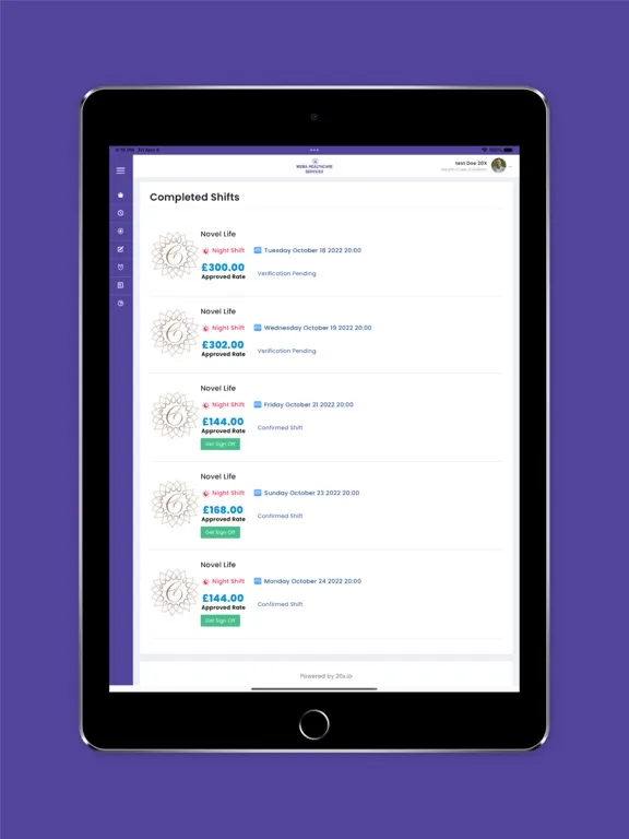Скриншоты Wema Healthcare Services iPad 