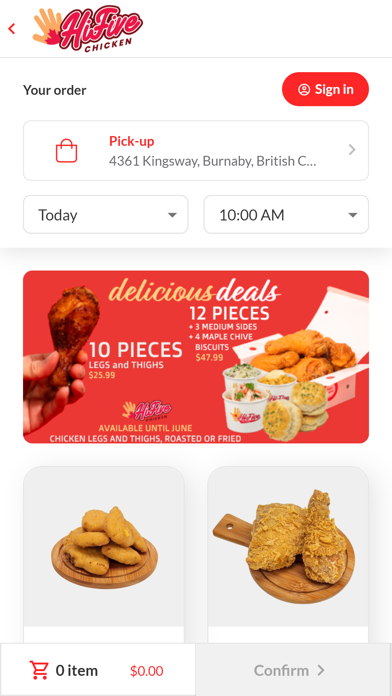 Hi Five Chicken - Restaurant应用截图
