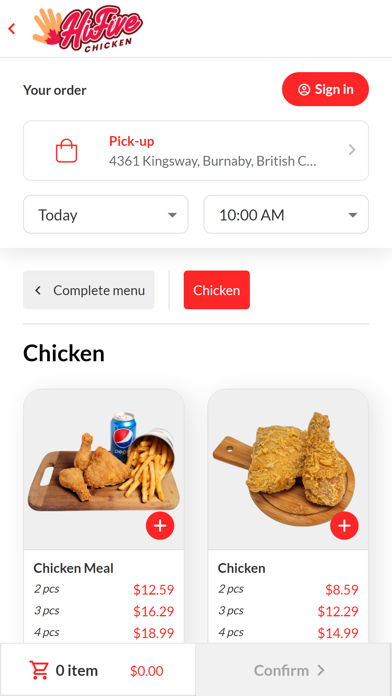 Hi Five Chicken - Restaurant应用截图