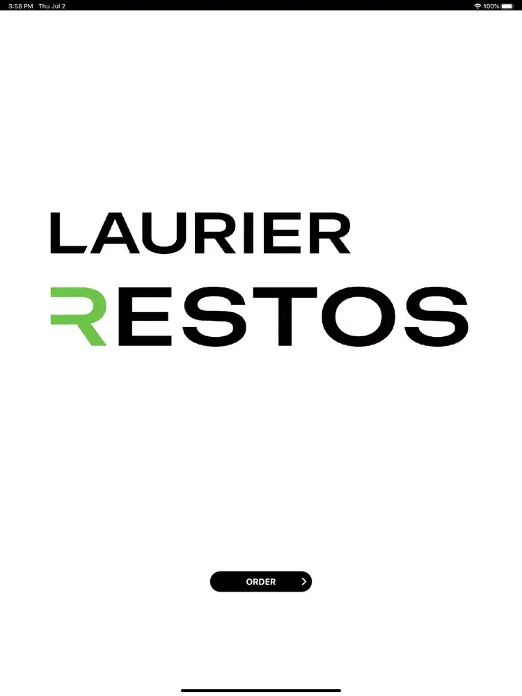 Laurier Restos iPad  স্ক্রিনশট