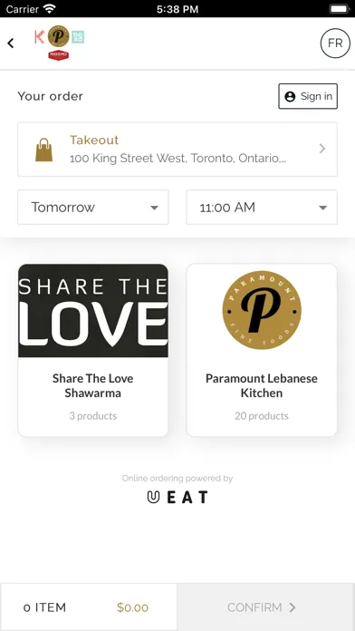Paramount Fine Foods স্ক্রিনশট