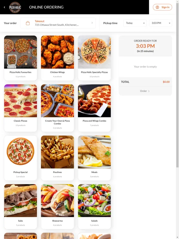 Pizza Cravin iPad 应用截图