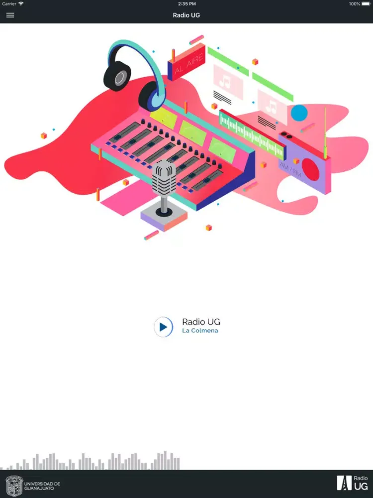 Radio UG iPad 應用截圖