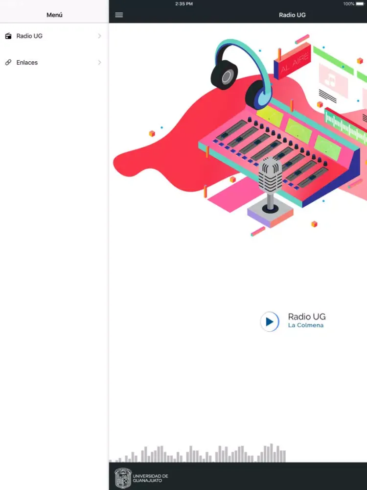 Radio UG iPad 應用截圖