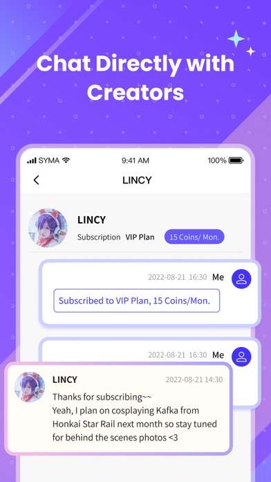 Screenshot di UniFans - Creators & Fans App