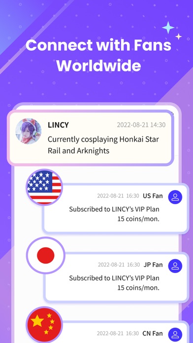 Screenshot di UniFans - Creators & Fans App