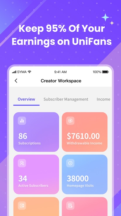 Screenshot di UniFans - Creators & Fans App