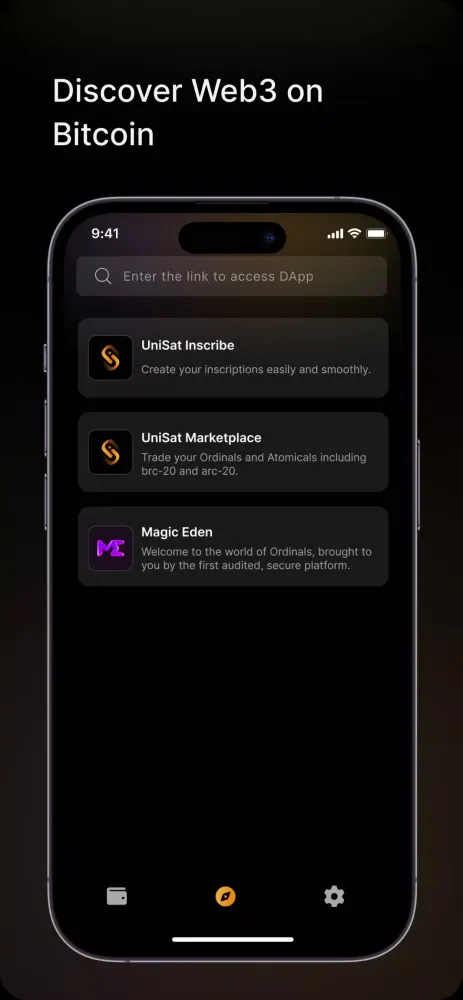 Capturas de pantalla de UniSat
