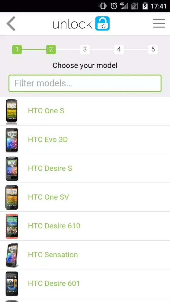 SIM Unlock for HTC phones应用截图