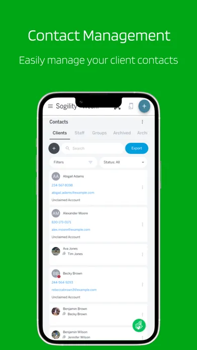 Sogility سکرین شاٹس