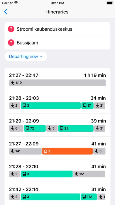 Vedu - Tallinn Transport Screenshots
