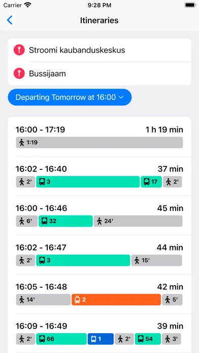 Vedu - Tallinn Transport Screenshots