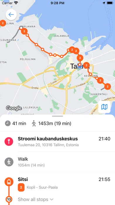 Vedu - Tallinn Transport Screenshots