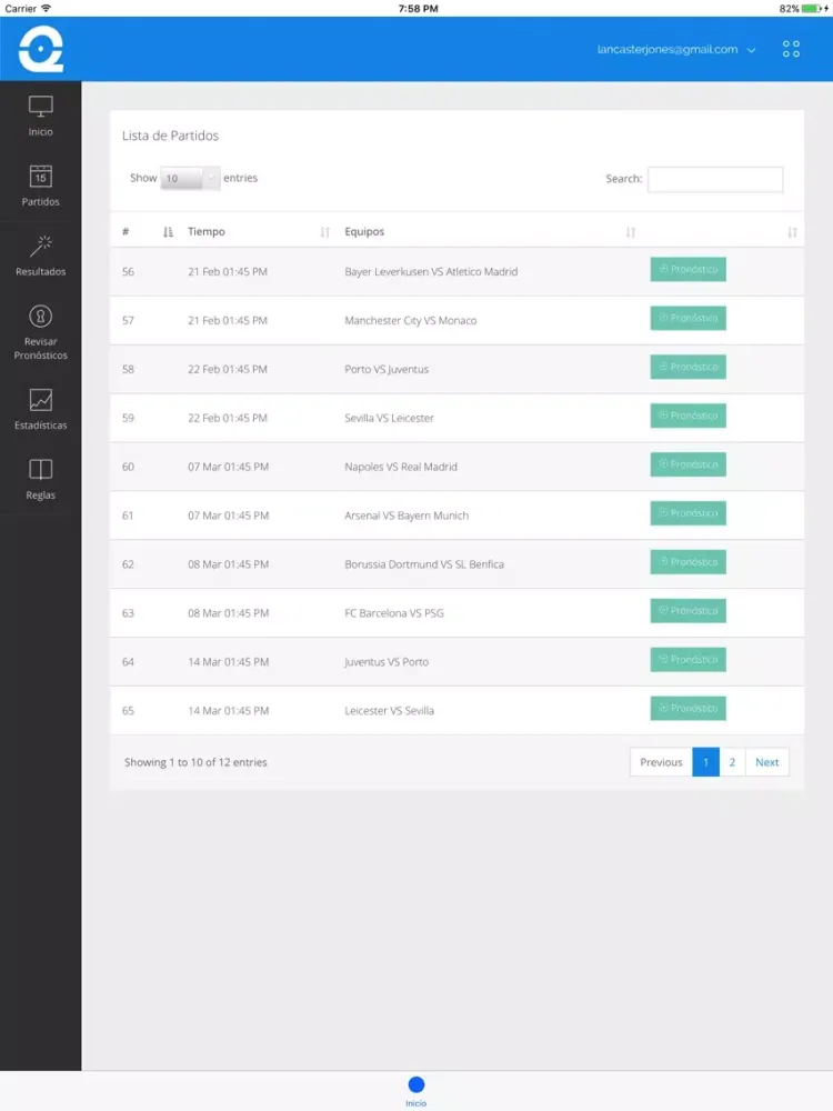 تصاویر QuinielApp iPad 