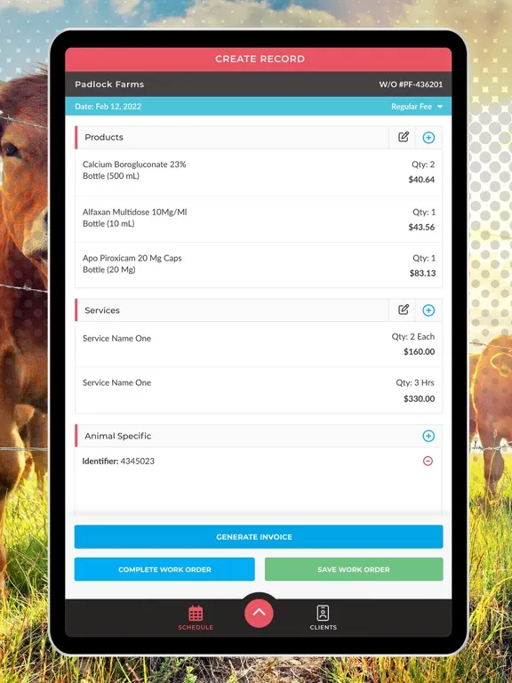 تصاویر VetLogix Scheduling iPad 