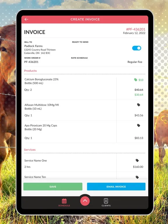 تصاویر VetLogix Scheduling iPad 