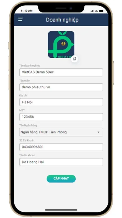 Phiếu Thu应用截图