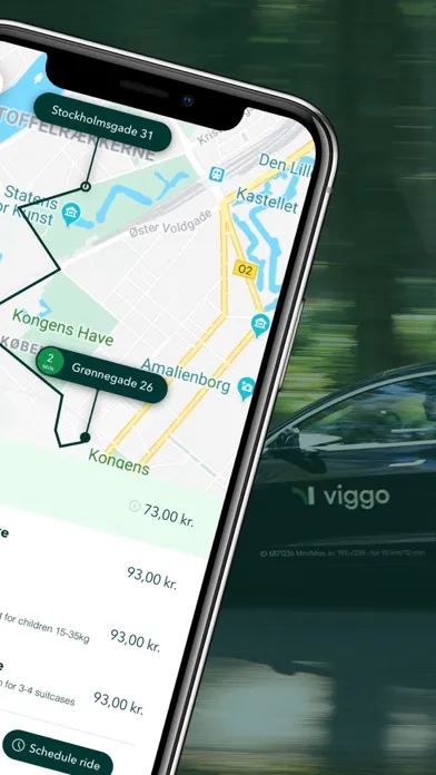 Zrzuty ekranu Viggo - book a ride