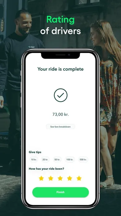 Zrzuty ekranu Viggo - book a ride