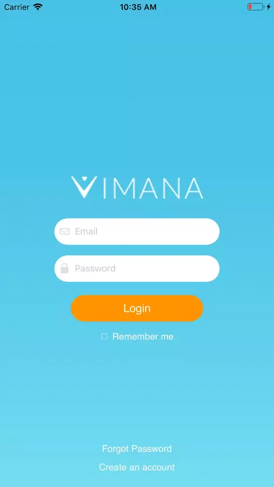 Tangkapan skrin Vimana Connected Home