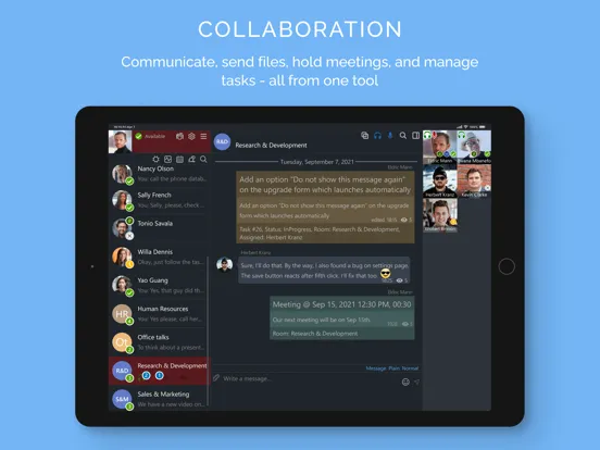 Capturas de pantalla de Virola Messenger iPad 