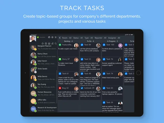 Capturas de pantalla de Virola Messenger iPad 