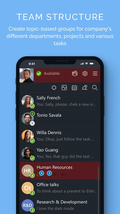 Capturas de pantalla de Virola Messenger