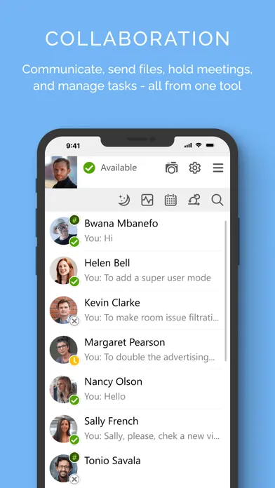 Capturas de pantalla de Virola Messenger