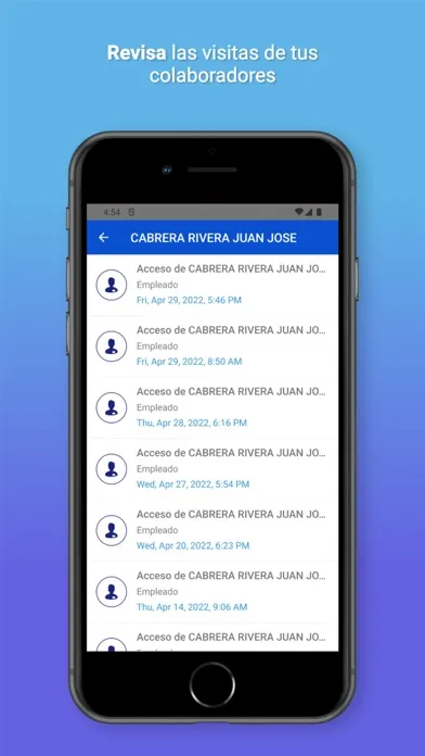 ภาพหน้าจอของ Visitapp Admin Industrial