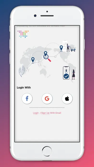 Screenshot di Trag: Authenticate & Trace