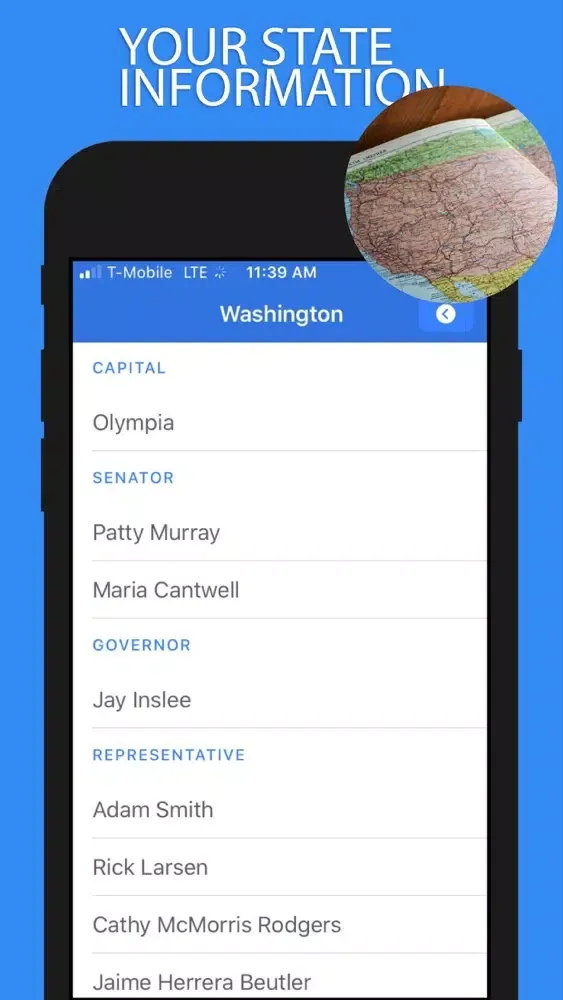 Captures d'écran de US citizenship 2020 test