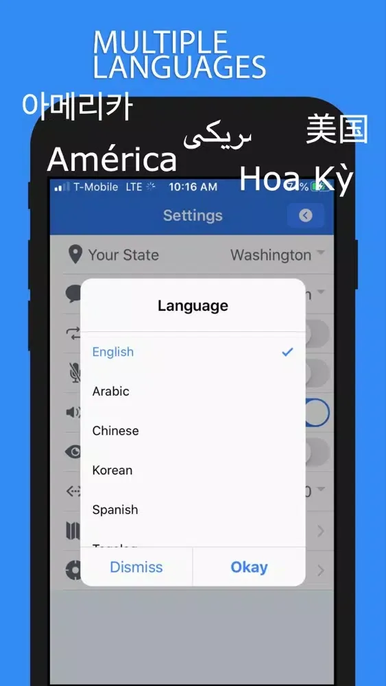 Captures d'écran de US citizenship 2020 test