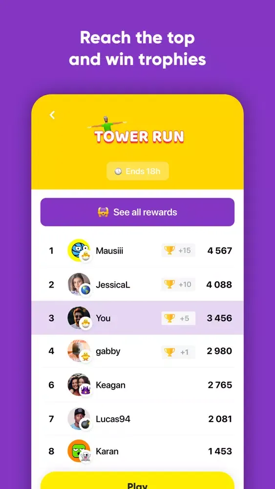 Lig - Mini Games Tournaments স্ক্রিনশট