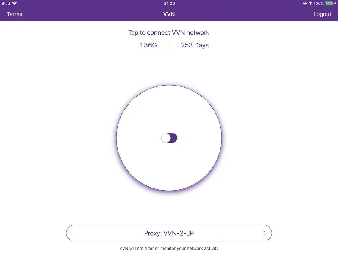 VVN.Client iPad  Screenshots