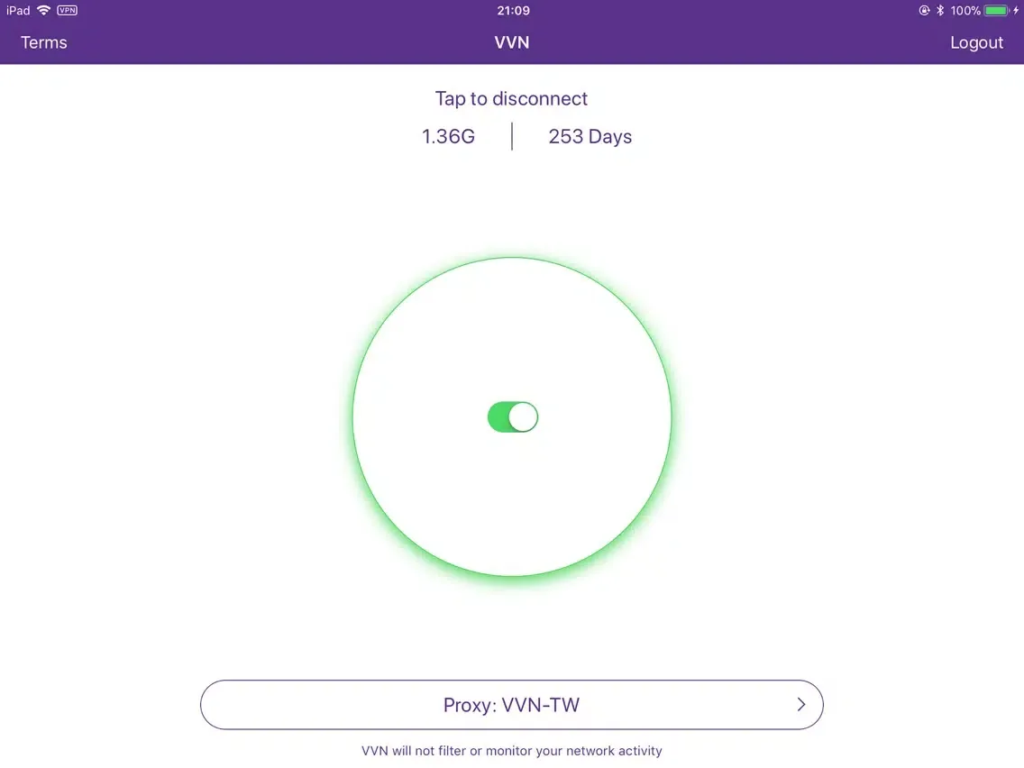 VVN.Client iPad  Screenshots