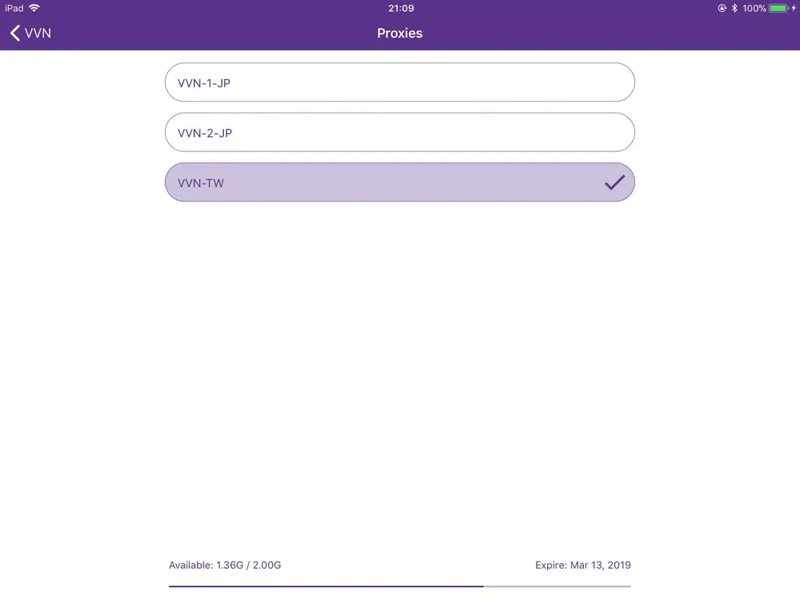 VVN.Client iPad  Screenshots