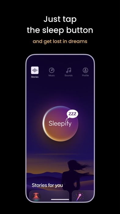 Sleepify: Better Sleep Stories應用截圖