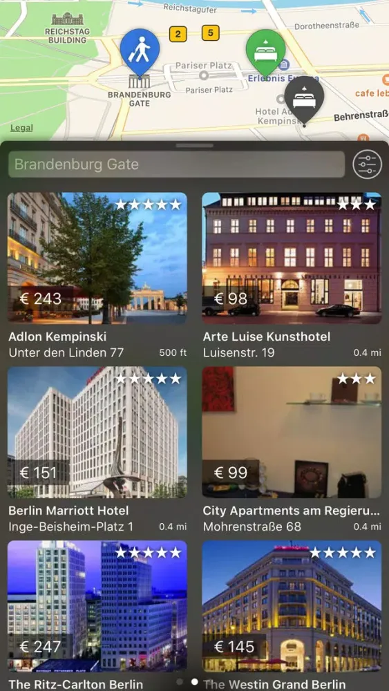 Ảnh chụp màn hình của Hotels worldwide - sleepy.io