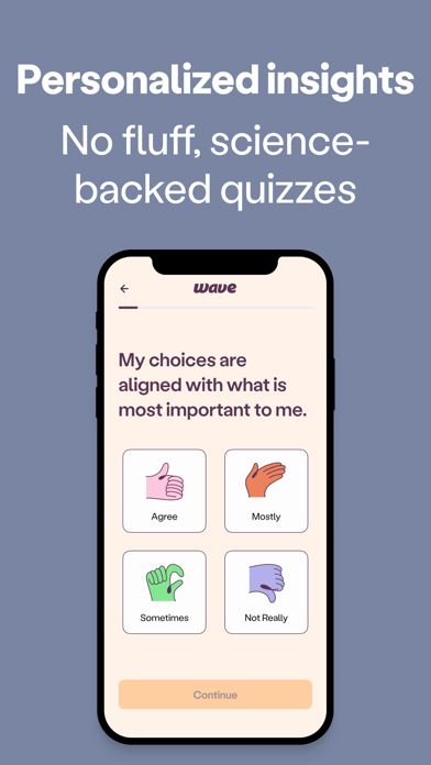 Screenshot di Wave: Mental Health Coaching