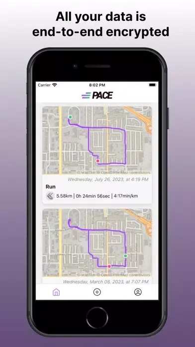 PACE: Private Fitness Tracker應用截圖