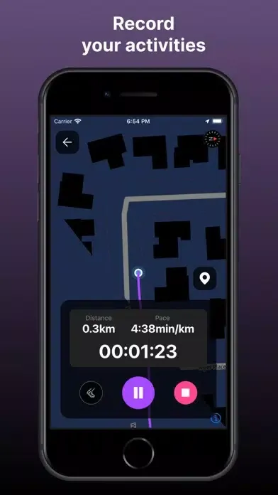 PACE: Private Fitness Tracker應用截圖