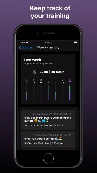PACE: Private Fitness Tracker應用截圖