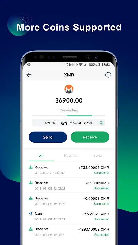 Monero Wallet应用截图