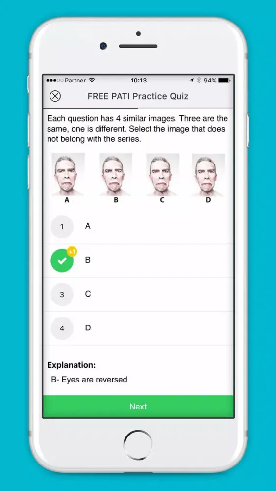 Скриншоты Police PATI Test