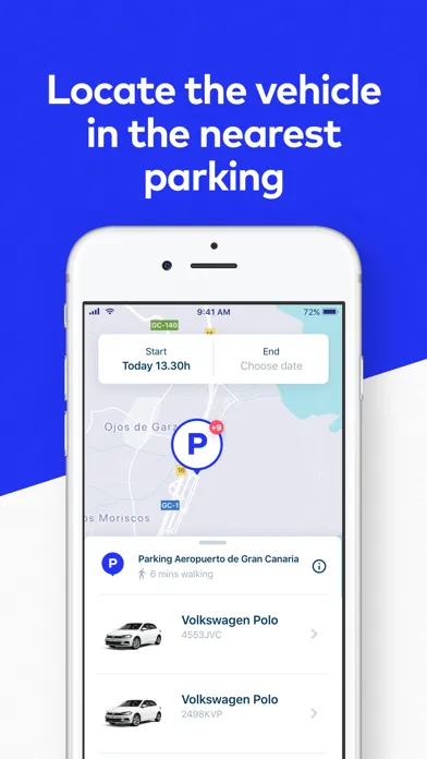 Tangkapan layar Corporate Carsharing Canarias
